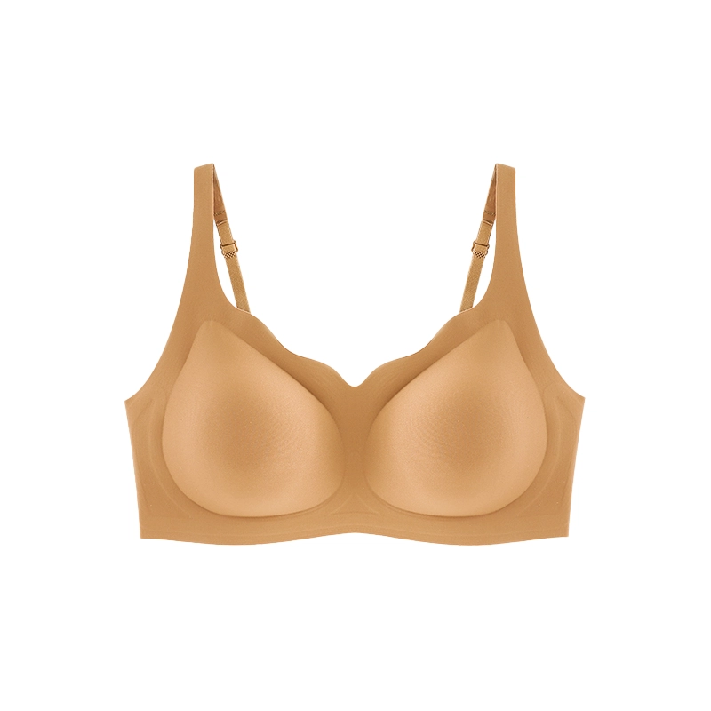 艾诗塔 无痕内衣小胸聚拢文胸提拉防下垂收副乳薄款美背舒适胸罩 女款