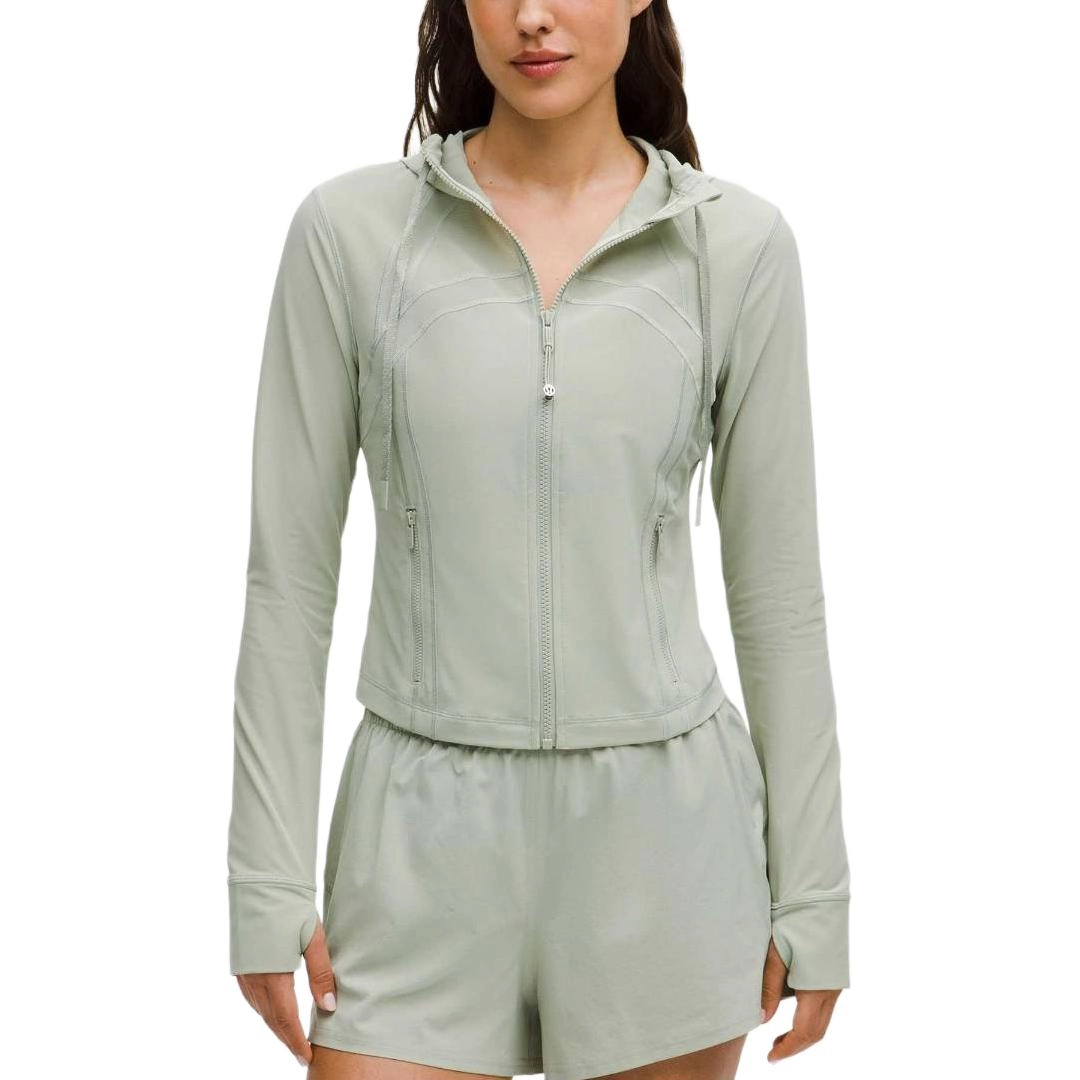 lululemon Define Cropped Hooded Jacket Mesh
