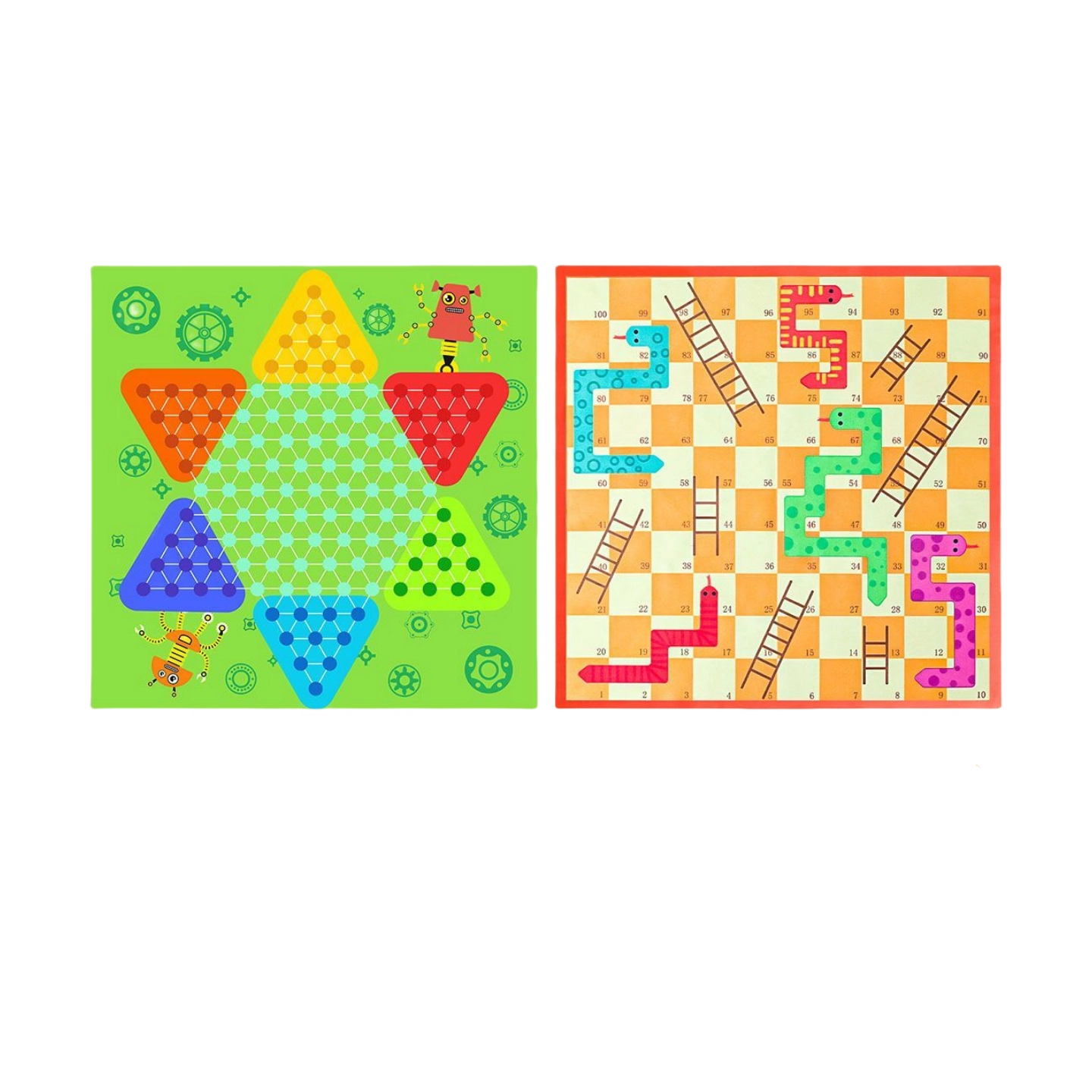 万格 口袋飞行棋五子棋跳棋蛇棋斗兽棋 多功能棋