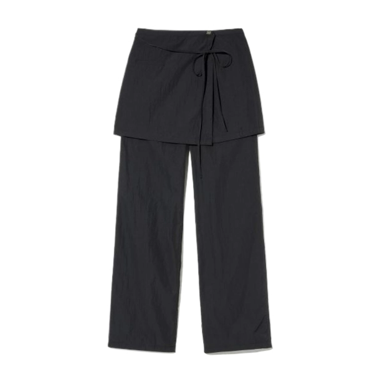 MARITHE FRANCOIS GIRBAUD W LAYERED SKIRT PANTS light
