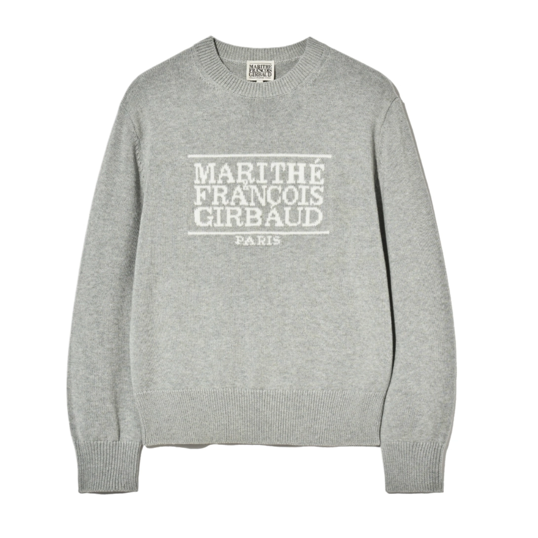MARITHE FRANCOIS GIRBAUD CLASSIC LOGO KNIT PULLOVER