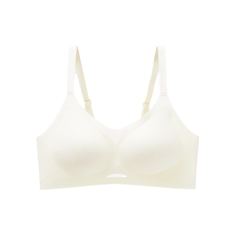 艾诗塔 小胸聚拢一片式无痕美背文胸夏薄款无钢圈收副乳防走光内衣 女款