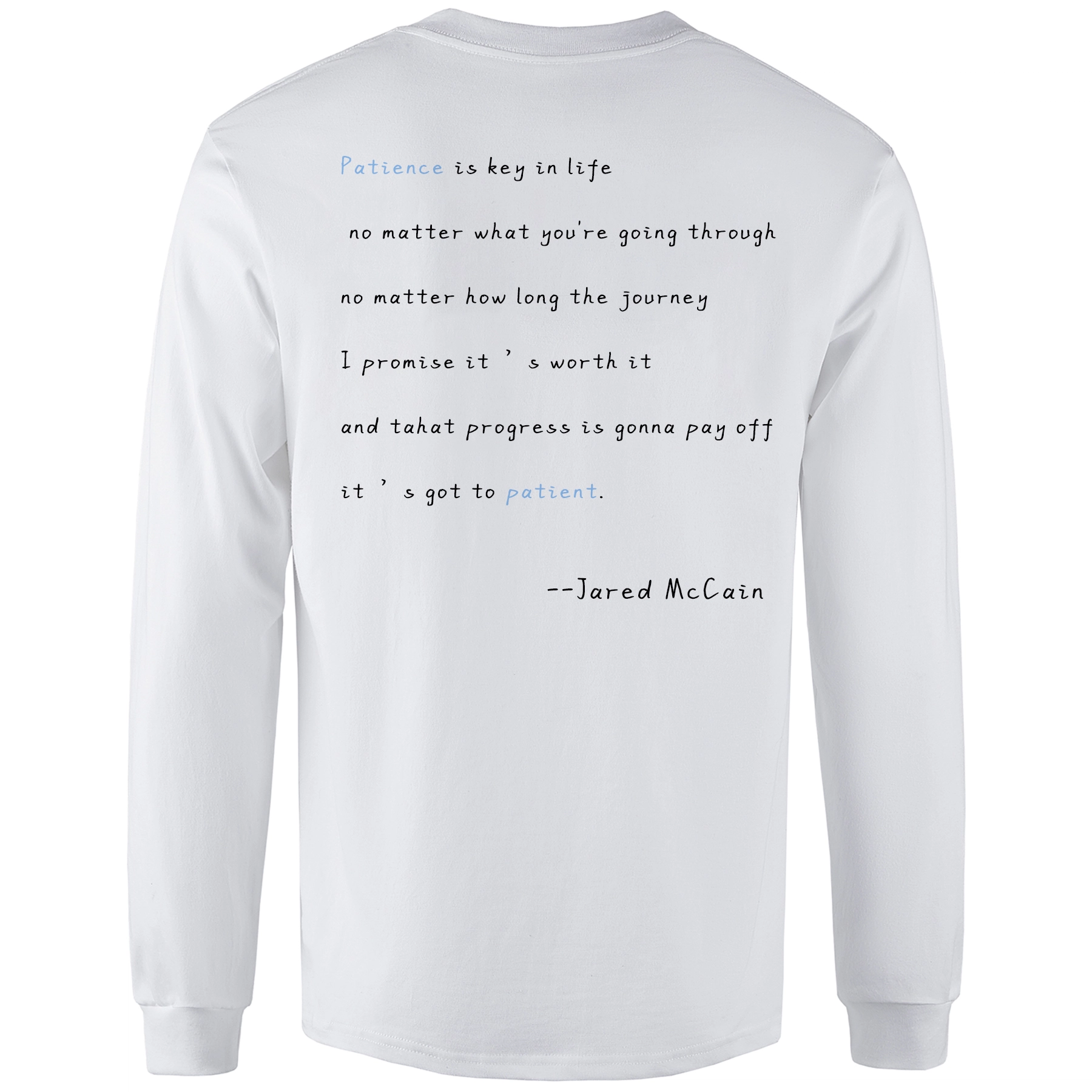 MOOTONAL "patience is key in life"T