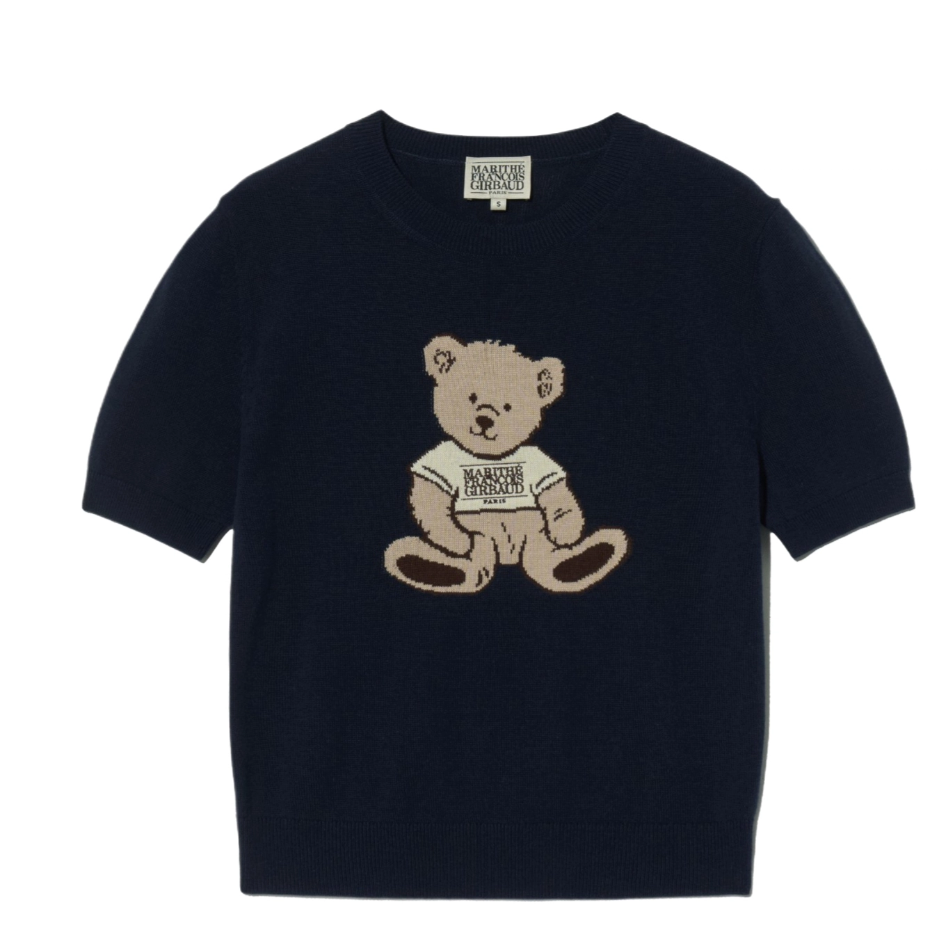 MARITHE FRANCOIS GIRBAUD W DOODLE BEAR HALF KNIT
