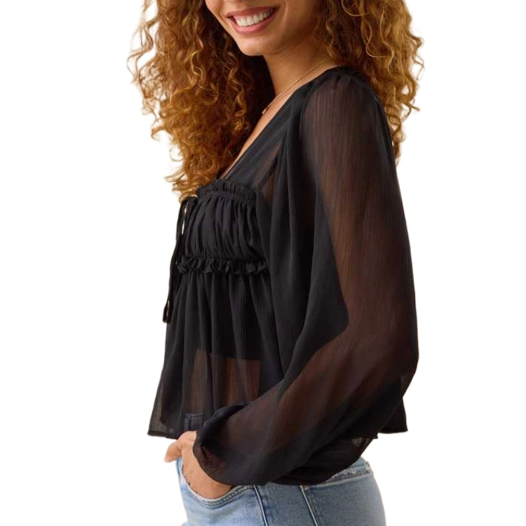 ALTAR'D STATE Chiffon Babydoll Top Darsea