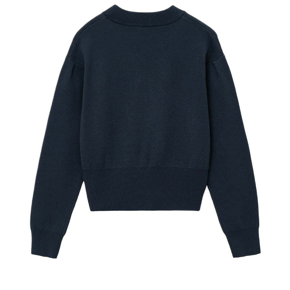 MARITHE FRANCOIS GIRBAUD SS25 W CLASSIC LOGO CROP KNIT