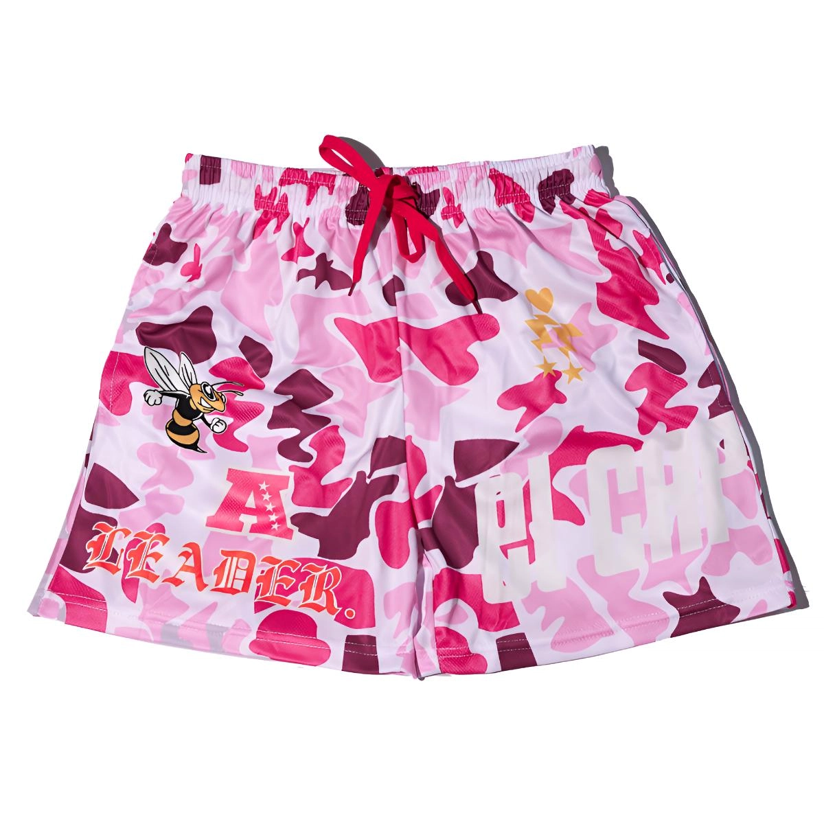 泡泡陷阱 美式街头迷彩印花运动训练健身嘻哈休闲简约宽松网眼透气速干篮球裤 男女同款
