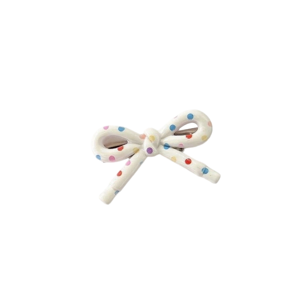 希铃 甜美蝴蝶结 亚克力 发夹 女款