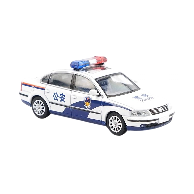 拓意 大众警用三厢轿车第五代帕萨特公安汽车 玩具仿真车/收藏车模