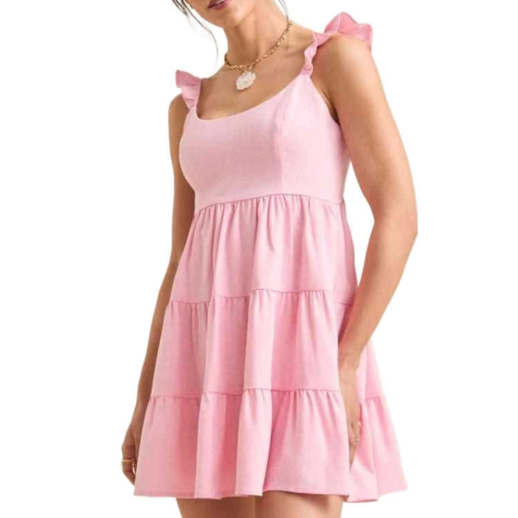 ALTAR'D STATE Kait Tiered Mini Dress