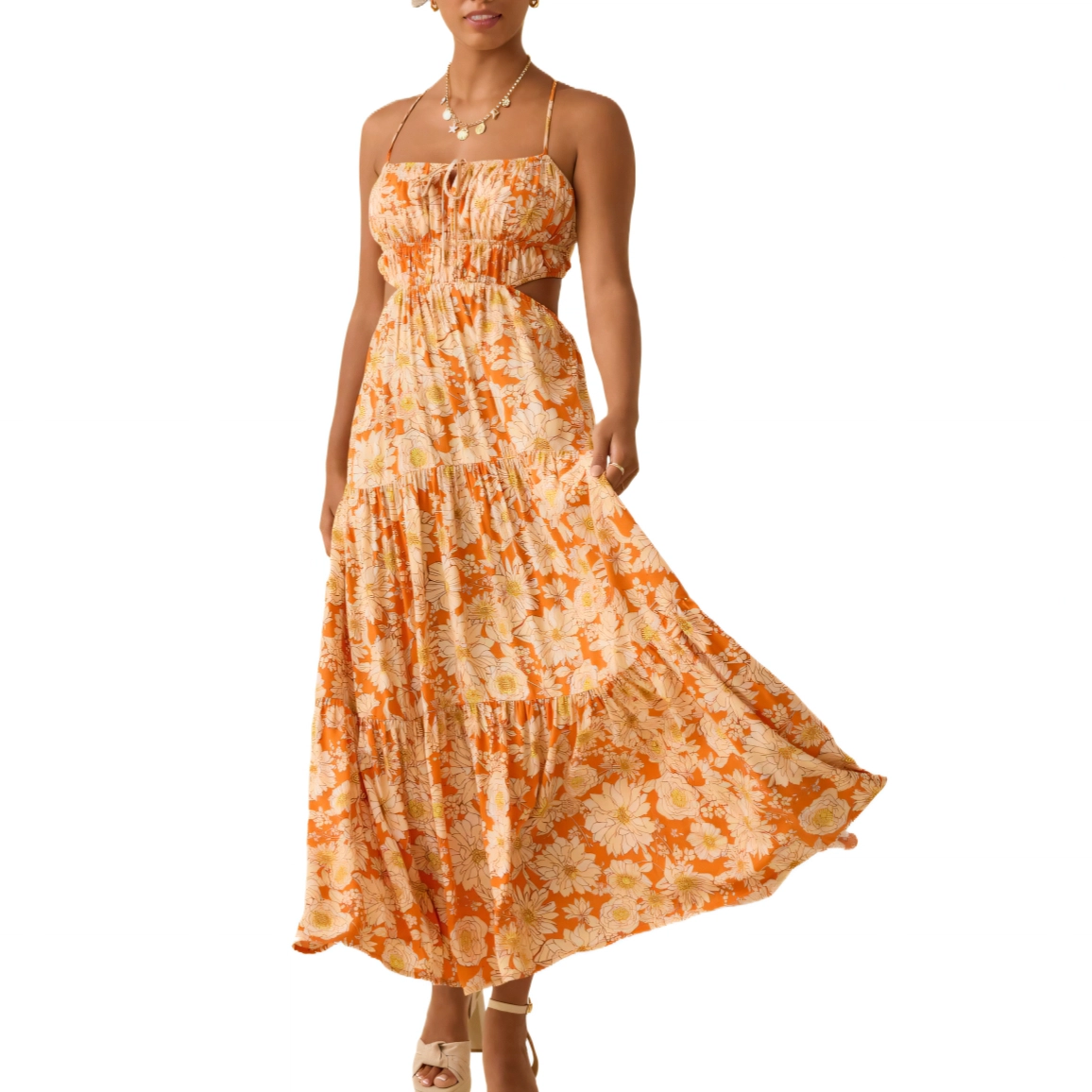 ALTAR'D STATE Oceania Cut-Out Maxi Dress
