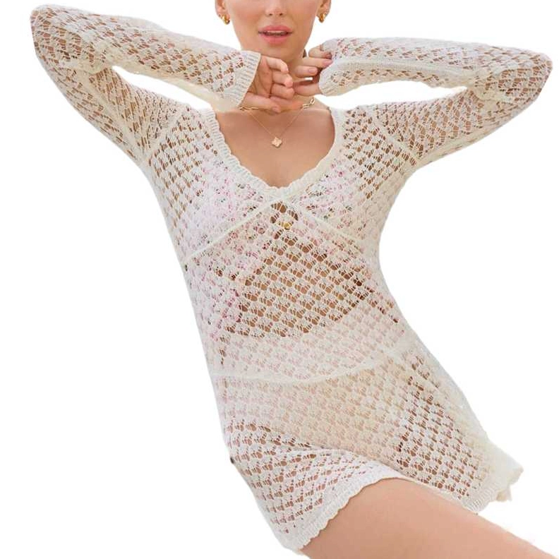 ALTAR'D STATE Crochet Cover Up Dress