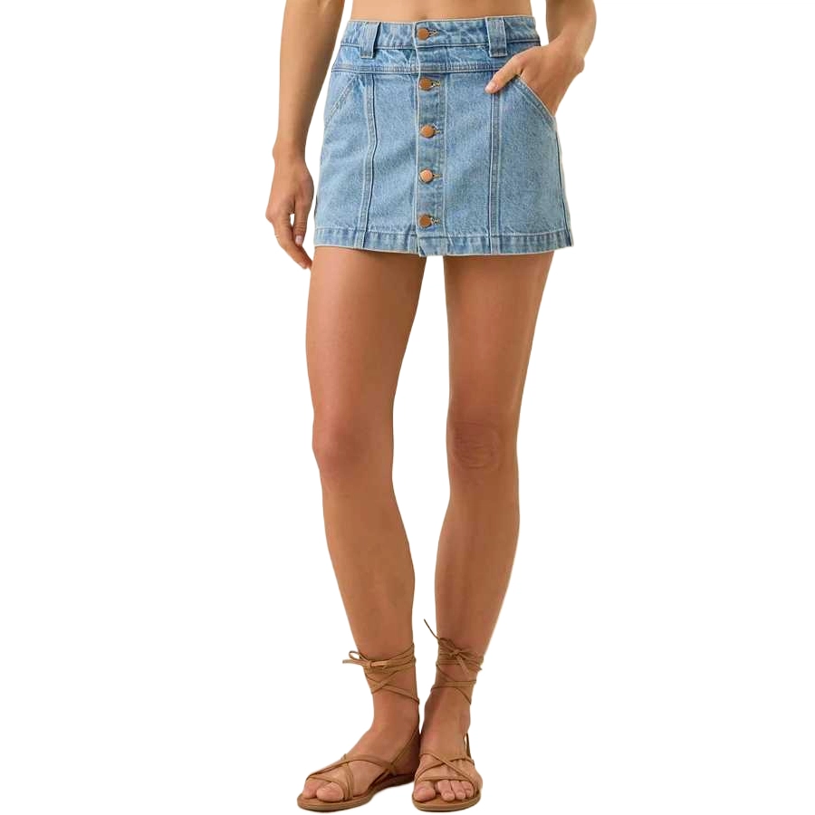 ALTAR'D STATE Darby Button Down Skirt