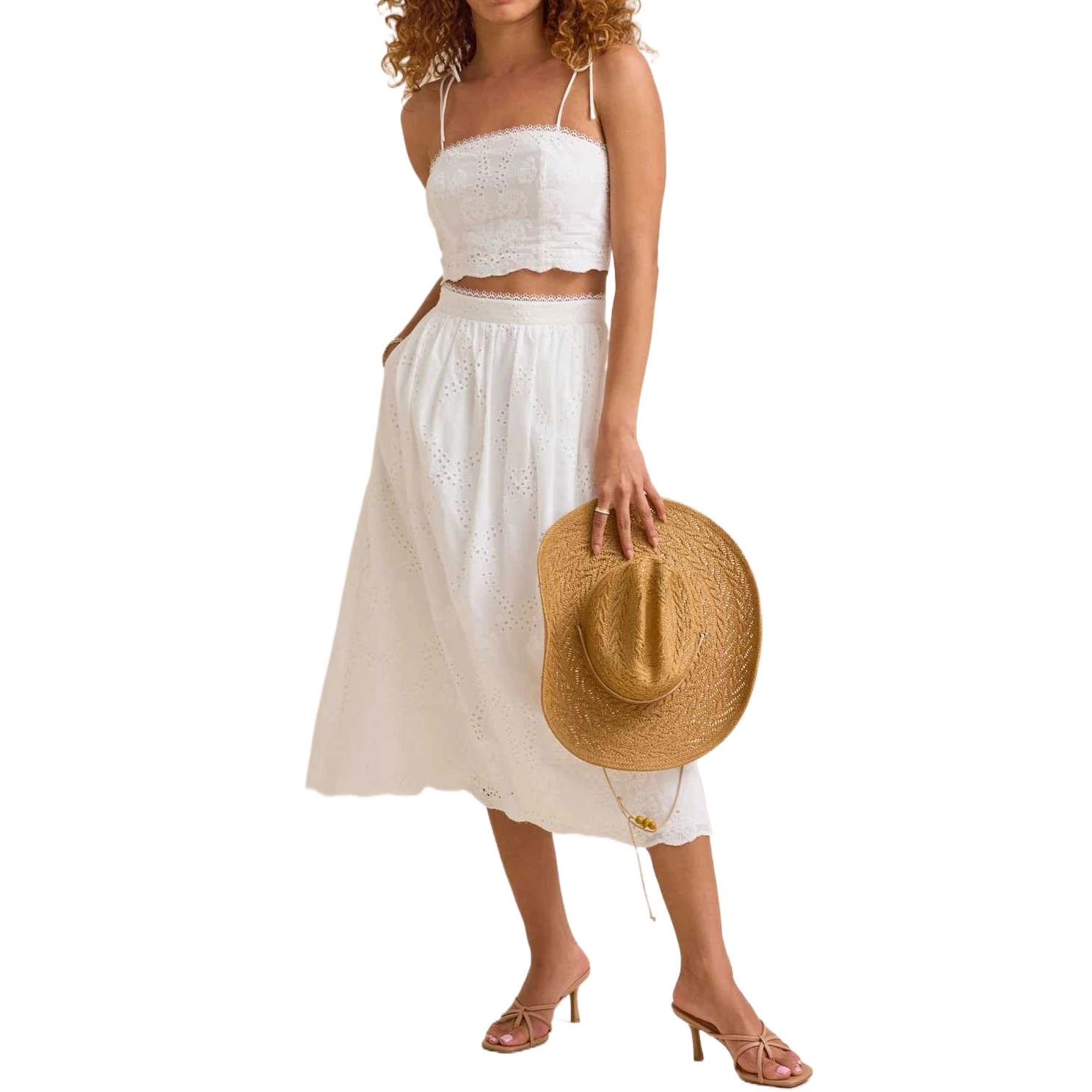 ALTAR'D STATE Delilah Eyelet Top