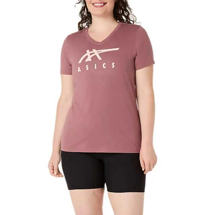 Asics STRIPES V-NECK T