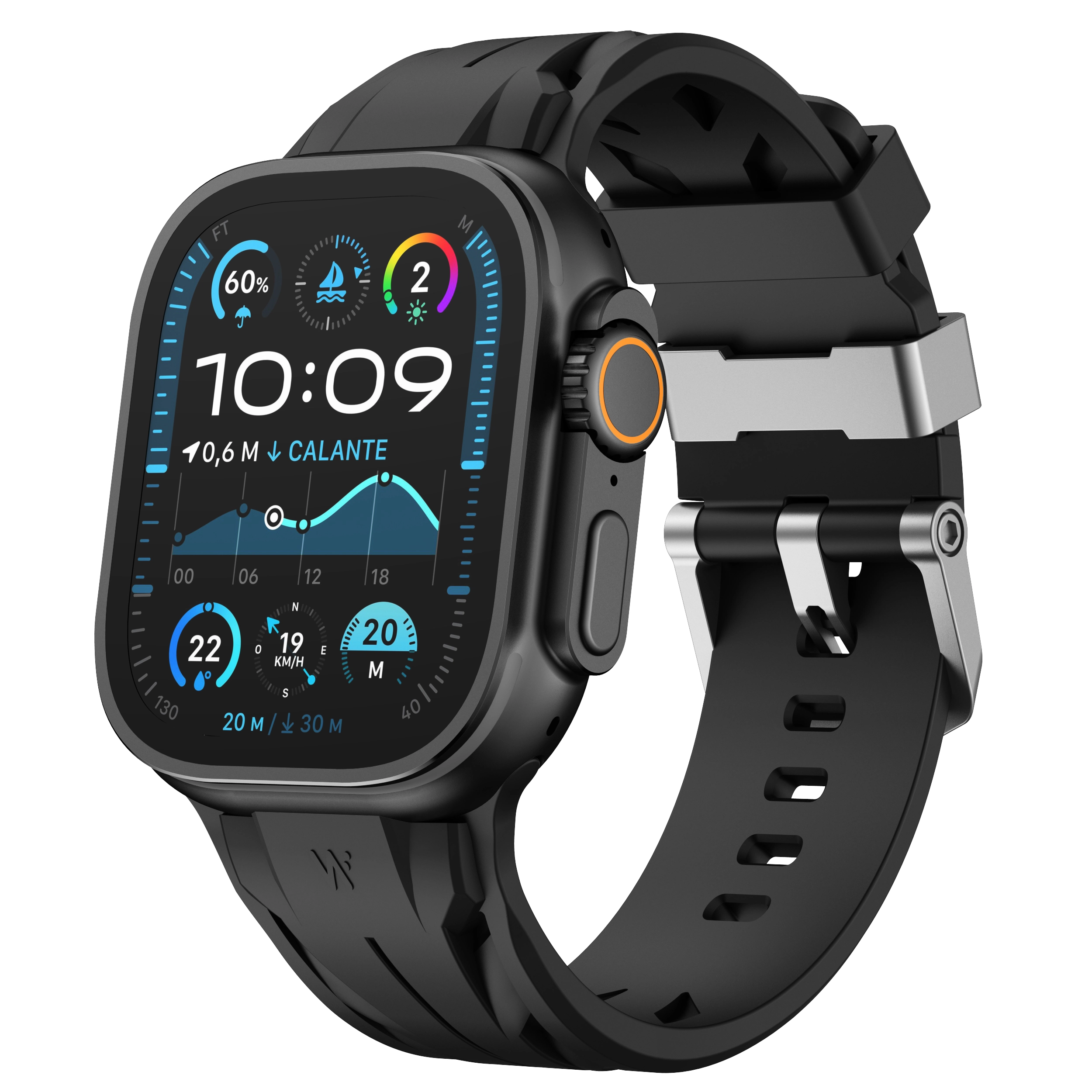 watchbond FKM 150-225mm applewatch ultra2iwatch s10S9876