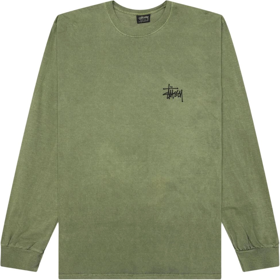 Stussy Basic Ls Tee Pigment Dyed