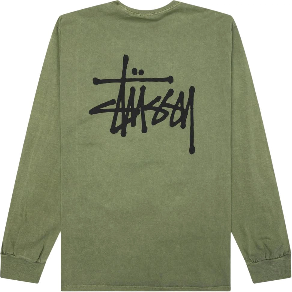 Stussy Basic Ls Tee Pigment Dyed