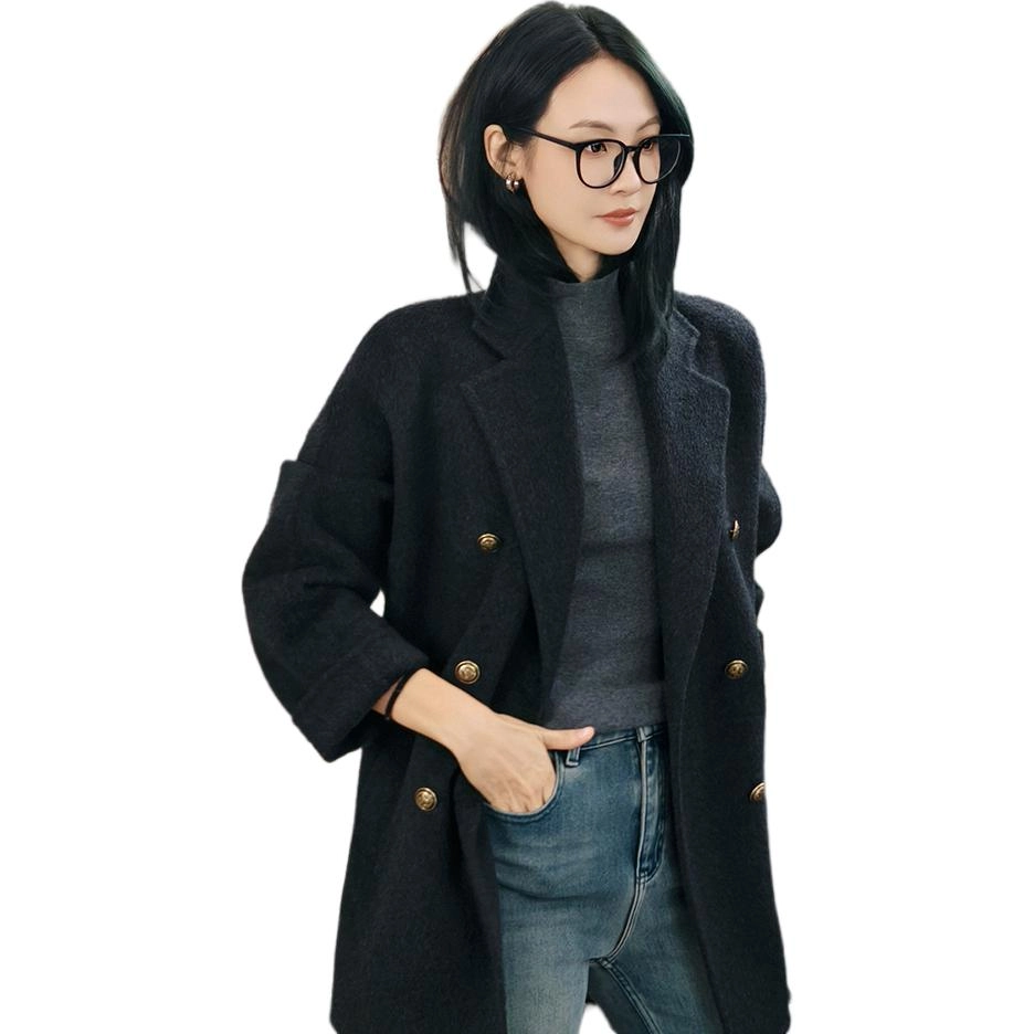 美洋 羊毛羊绒混纺大衣 女款