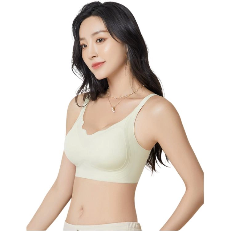 艾诗塔 小胸显大薄款乳胶果冻条软支撑无痕美背文胸 女款