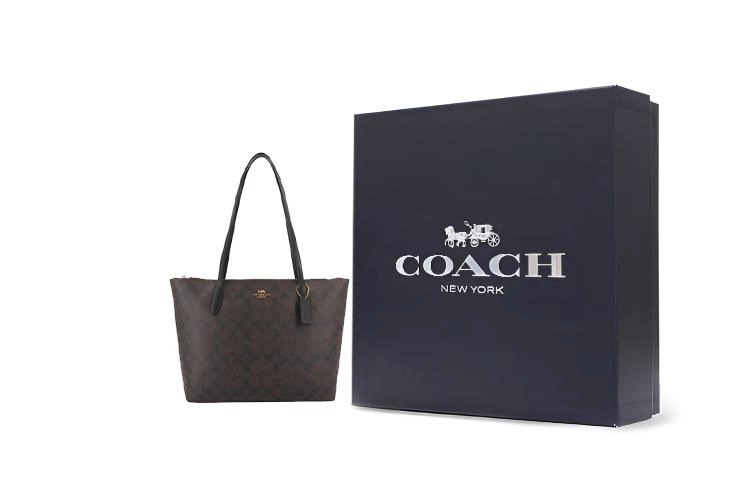 COACH Zip Top 30 PVC Tote