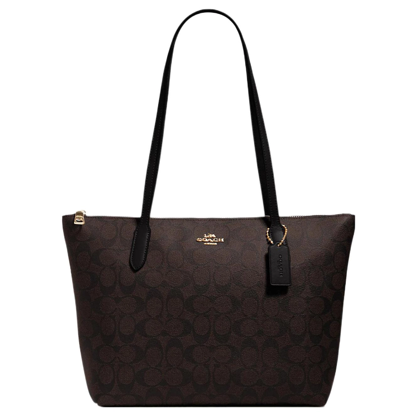 COACH Zip Top 30 PVC Tote