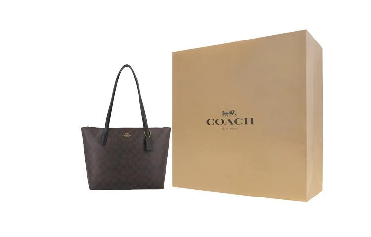 COACH Zip Top 30 PVC Tote