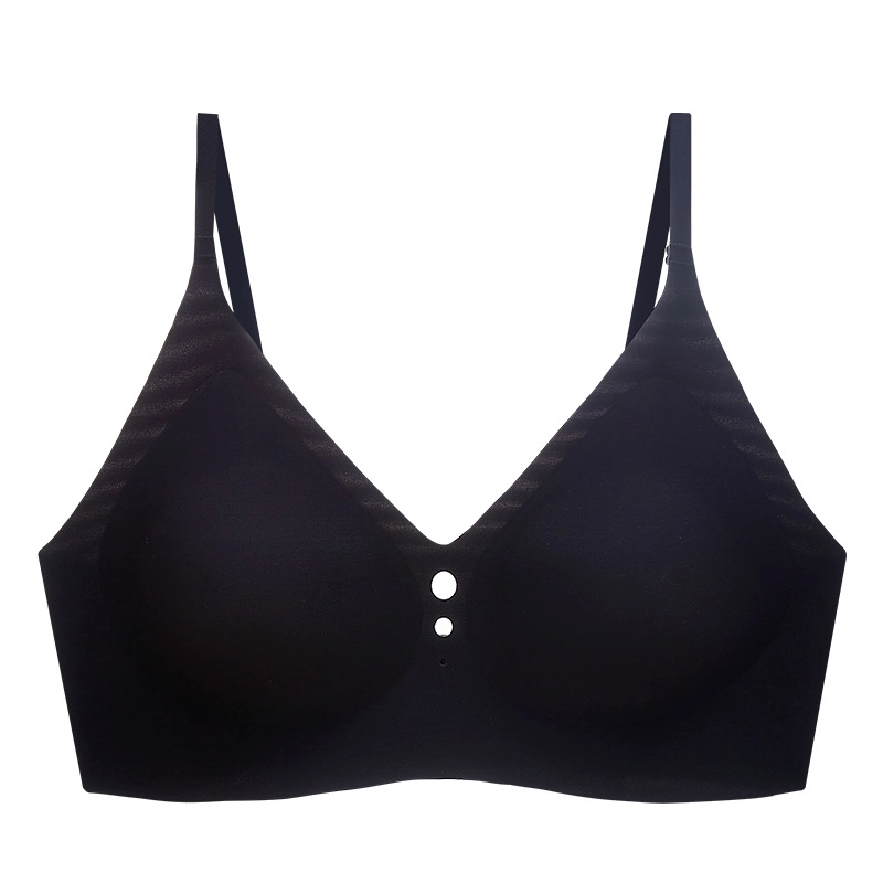 艾诗塔 夏季果冻胶内衣女超薄透气无痕聚拢收副乳软支撑无钢圈裹胸文胸 女款