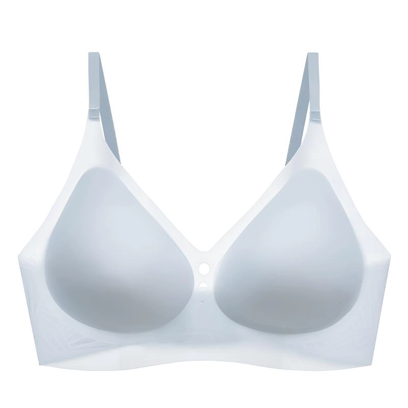艾诗塔 夏季果冻胶内衣女超薄透气无痕聚拢收副乳软支撑无钢圈裹胸文胸 女款