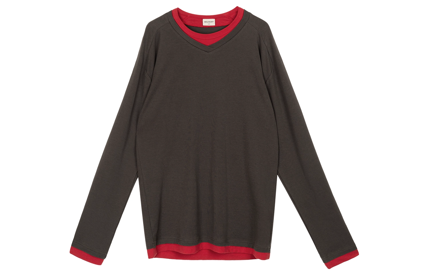 SIMPLE PROJECT * Paneled Crew T-shirtT