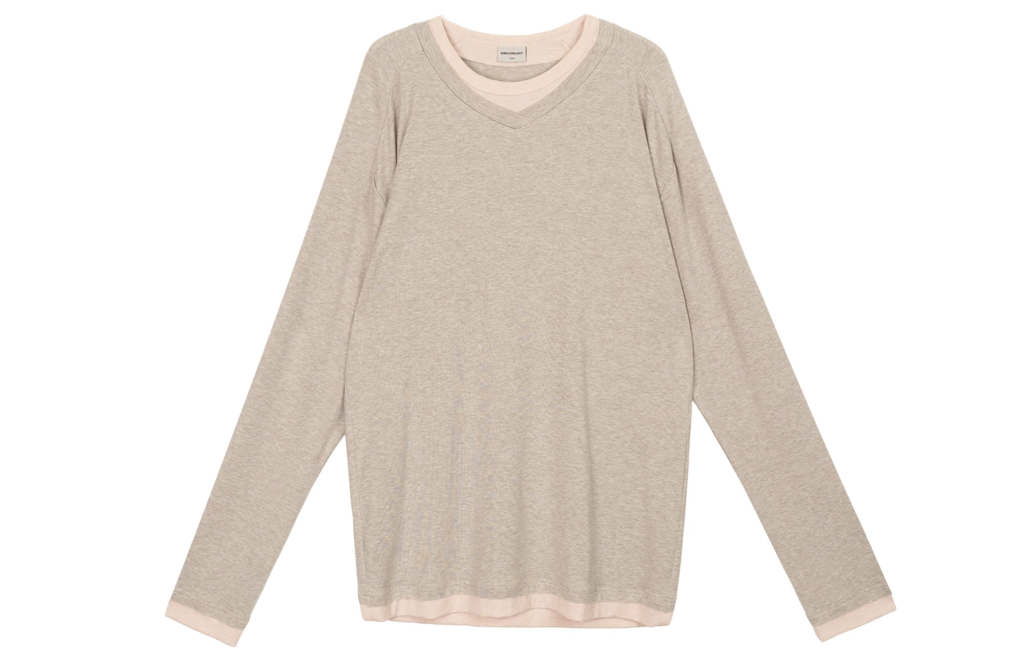 SIMPLE PROJECT * Paneled Crew T-shirtT