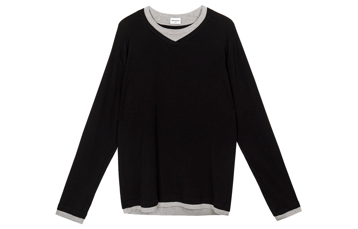 SIMPLE PROJECT * Paneled Crew T-shirtT