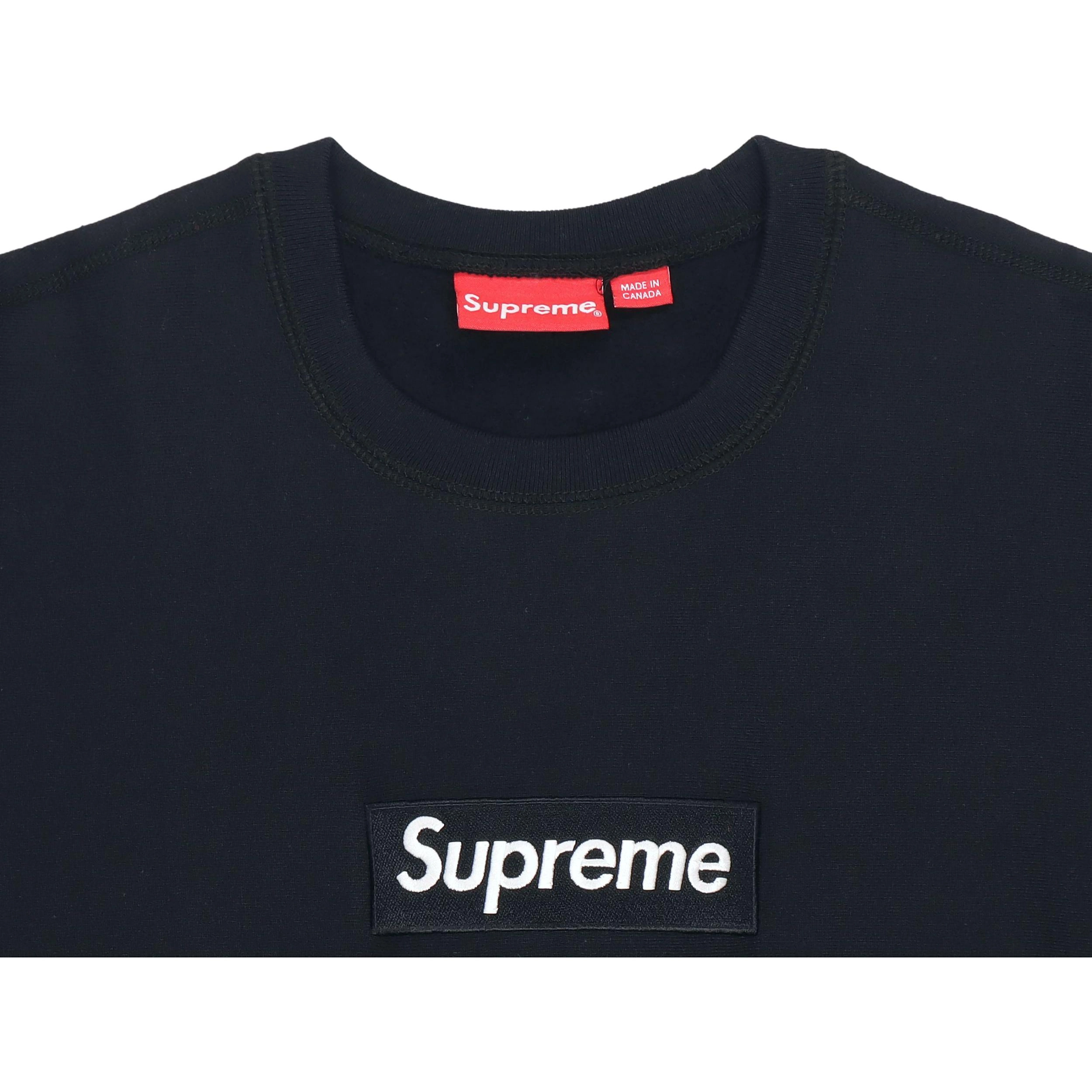 Supreme FW18 Box Logo Crewneck Black