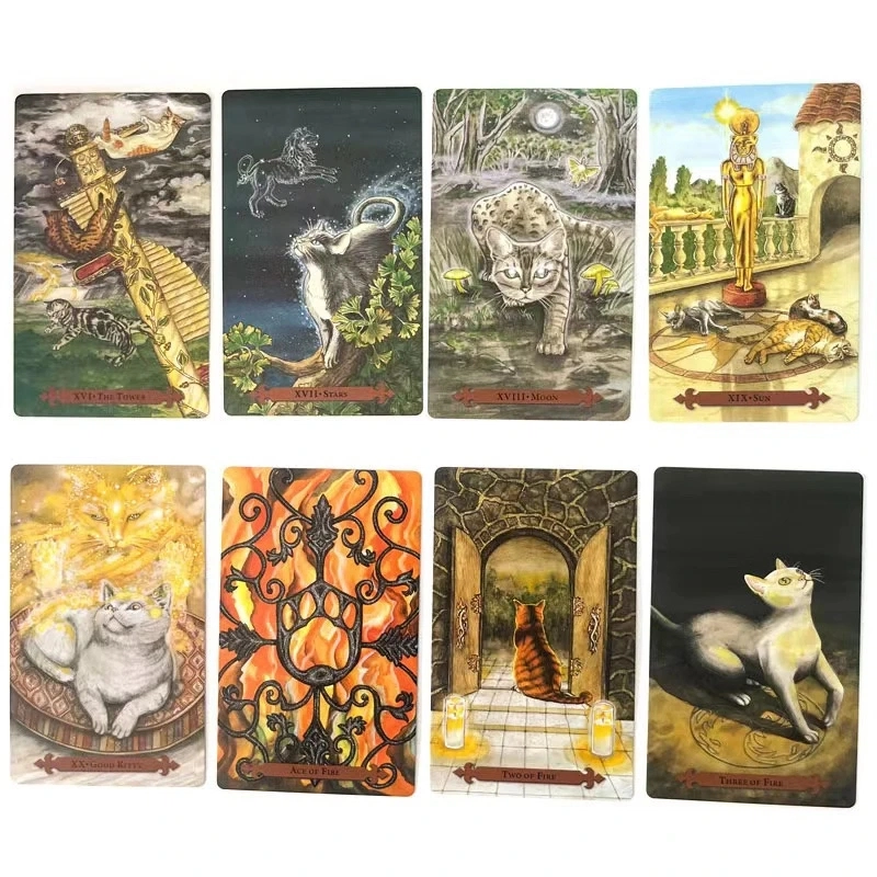 喜顽童 猫咪牌塔罗牌普及版经典韦斯特伟特维特花影桌游卡牌单牌 扑克