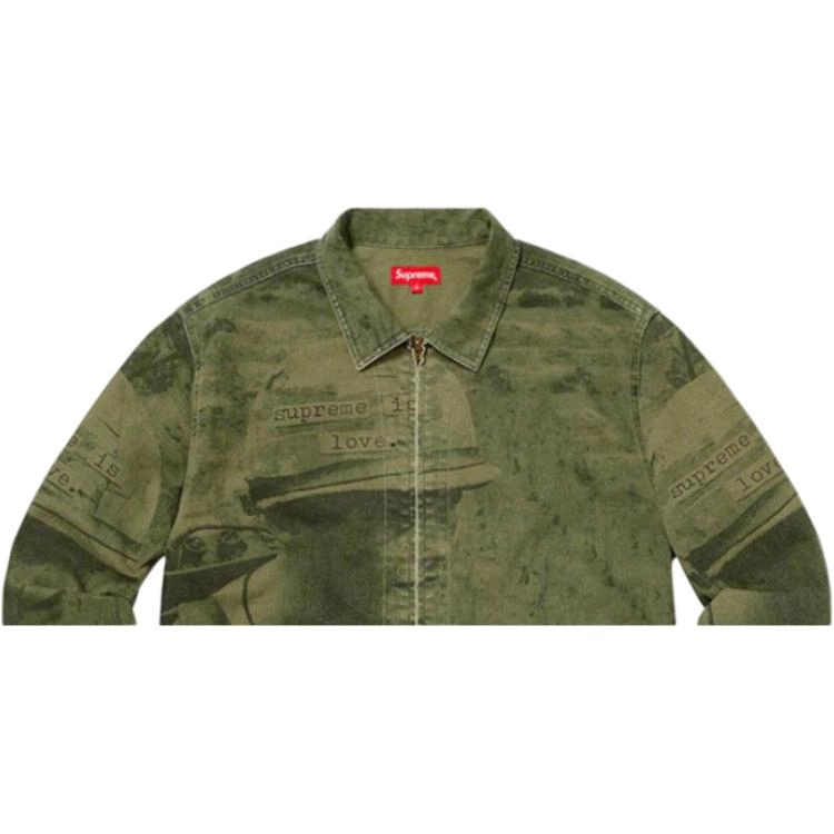 Supreme FW19 Week 1 Supreme Is Love Denim Work Jacket