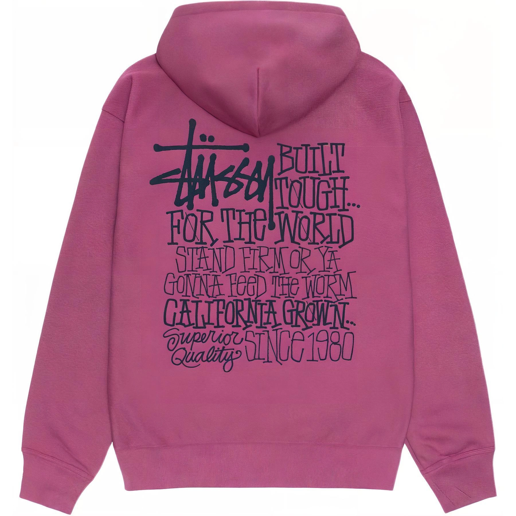 Stussy SS24 CALIFORNIA GROWN HOODIE logo