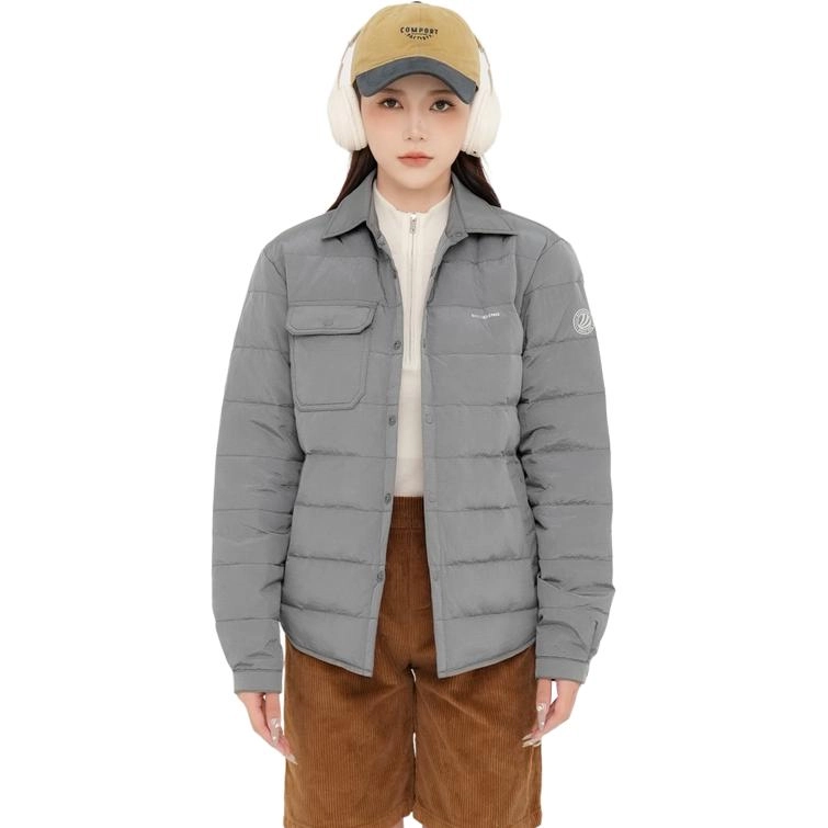 波司登 纯色修身简约翻领舒适时尚长袖羽绒服 女款