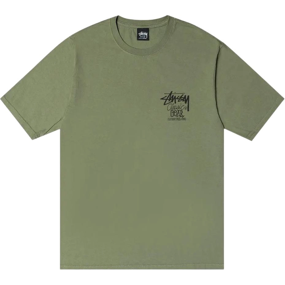 Stussy SS25 CLASSIC GEAR TEE PIGMENT DYED logoT