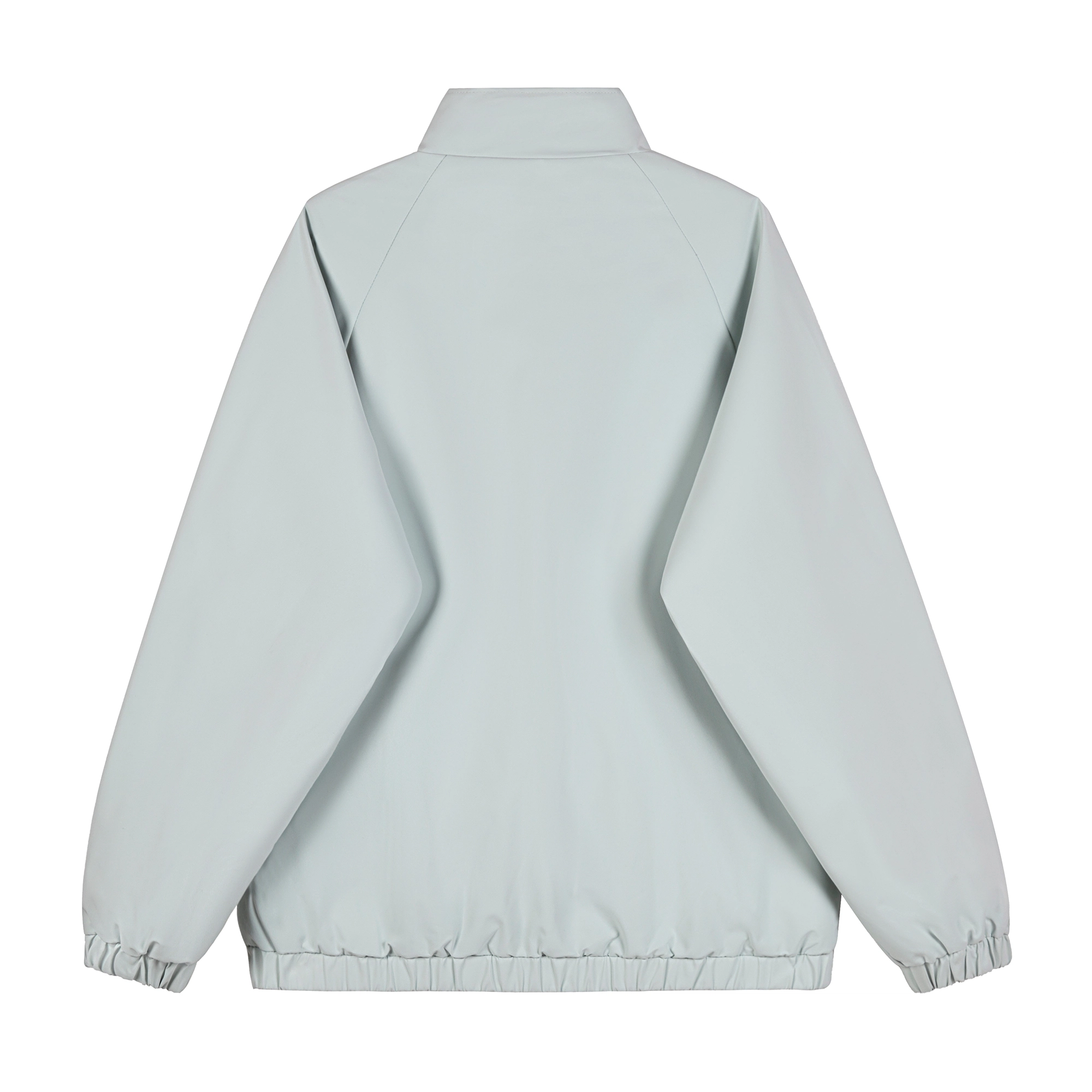 【Cleanfit棒球风】蓝精灵 潮流教练服勋章拼接嘻哈撞色双面穿立领秋冬运动机车风拉链休闲防风防溅水夹克外套 男女同款