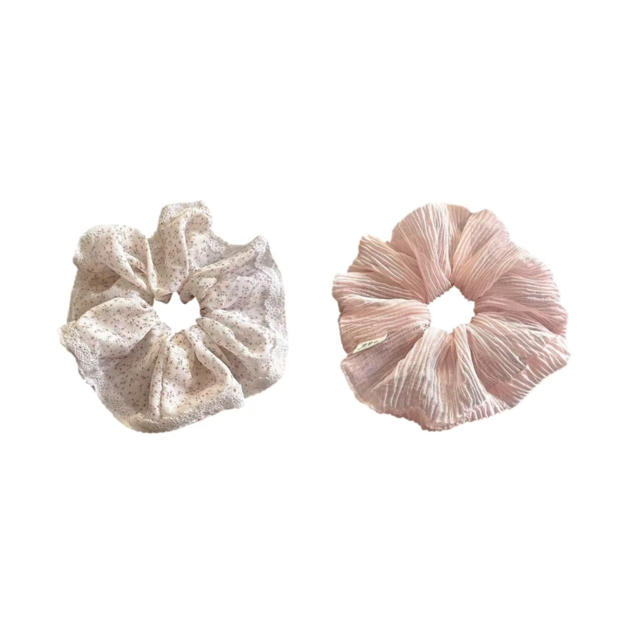 希铃 甜美发饰蕾丝花边碎花 布艺 发圈 女款