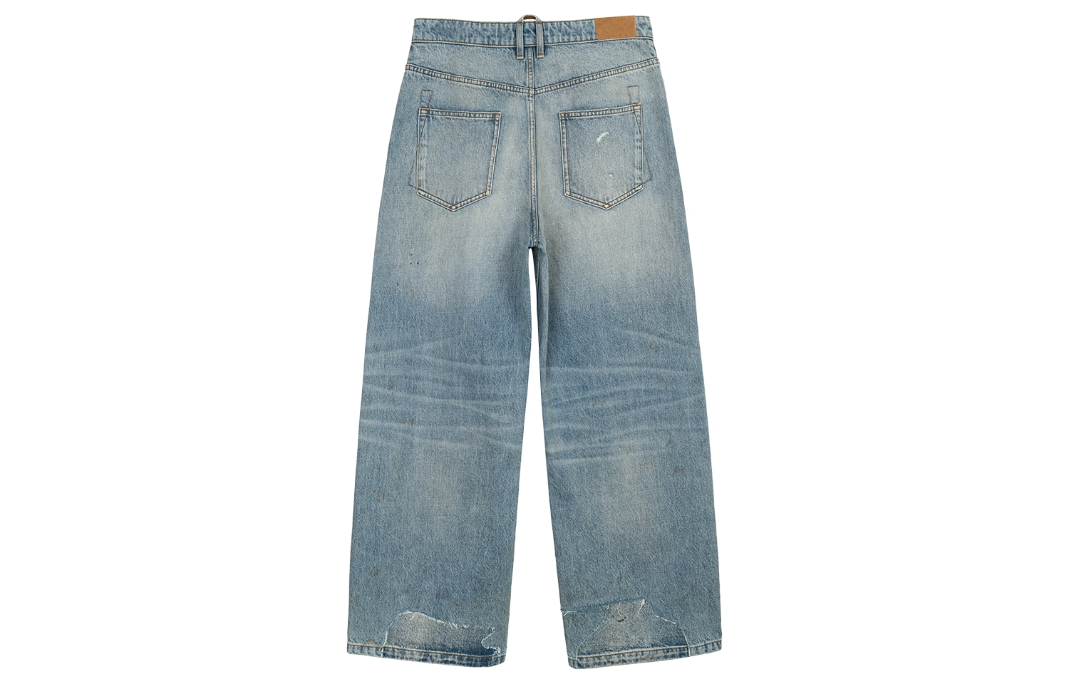 SIMPLE PROJECT * Blued Ditressed Jeans A