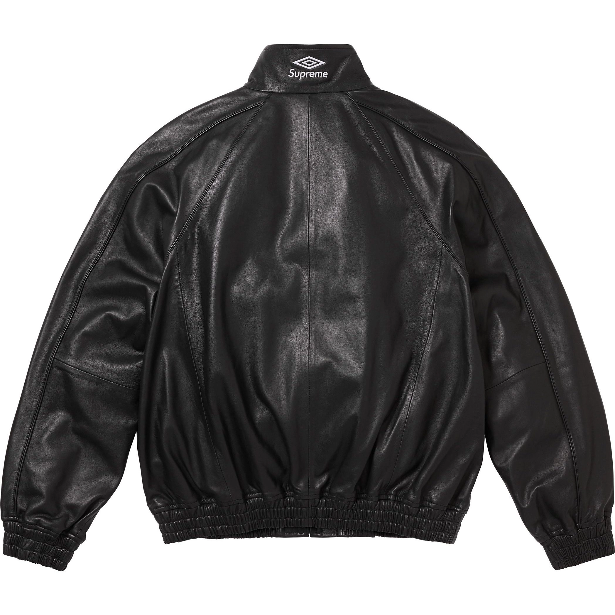 Supreme Umbro FW25 WEEK4 Leather Track Jacket logo