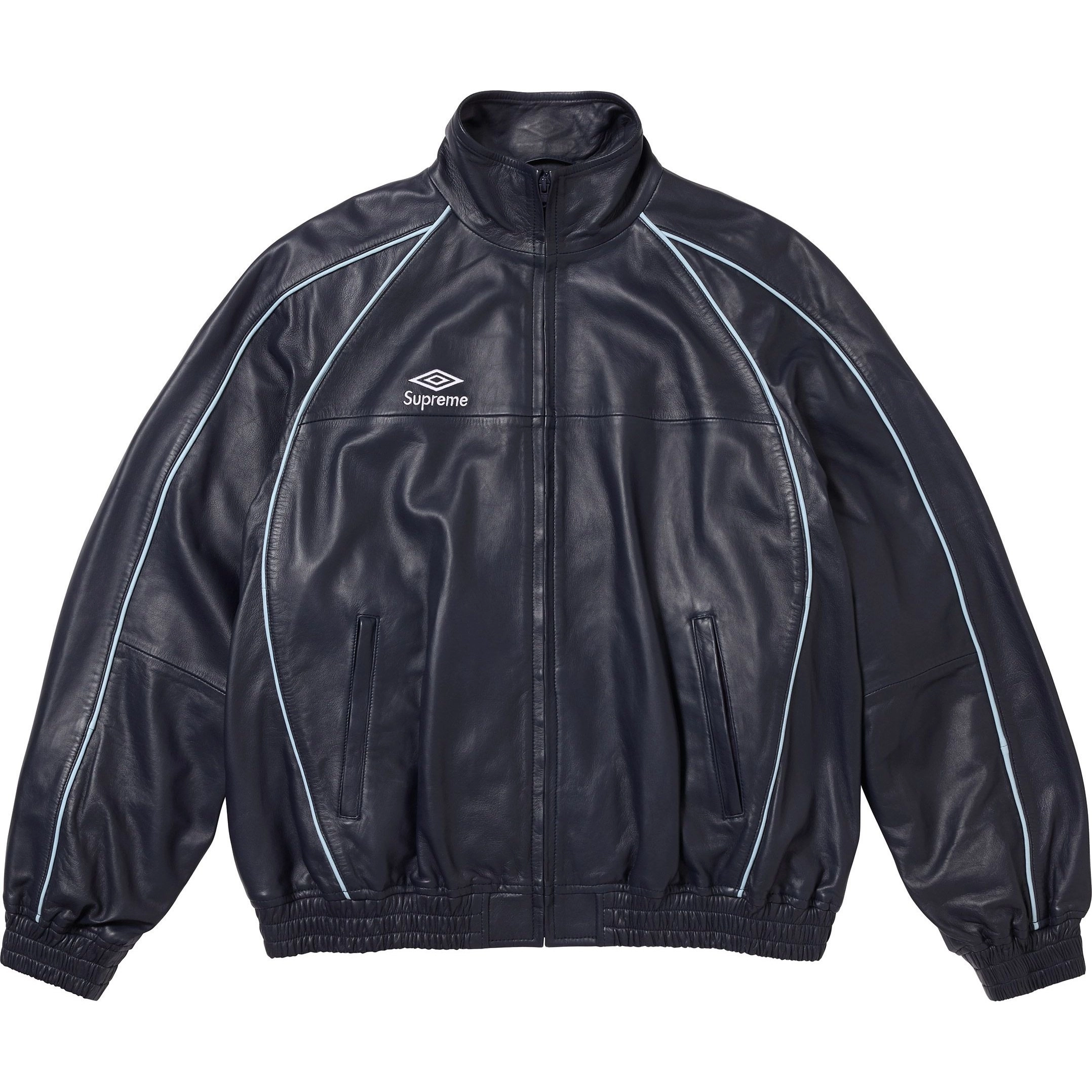 Supreme Umbro FW25 WEEK4 Leather Track Jacket logo