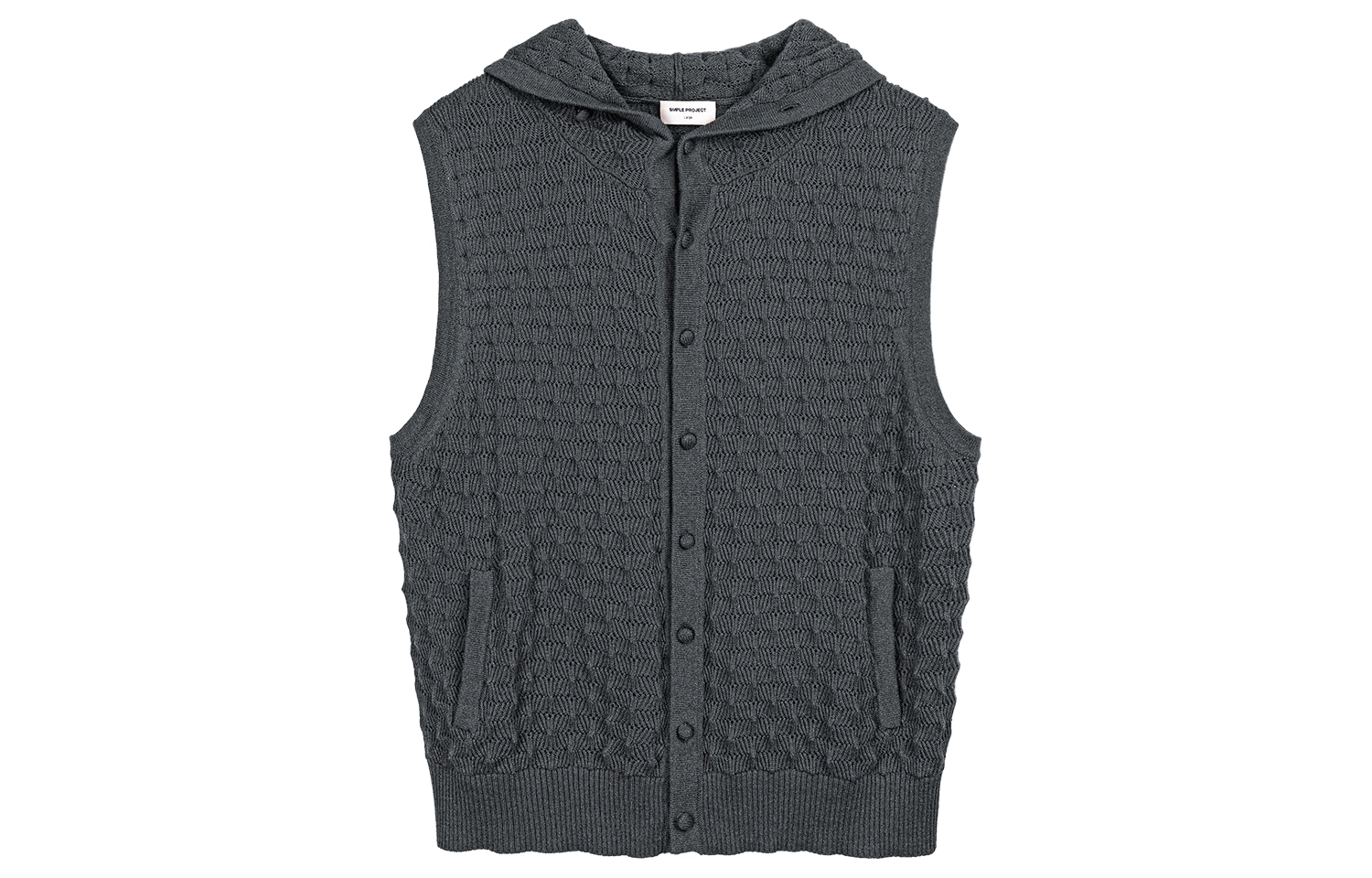 SIMPLE PROJECT *"Pineapple" Hooded Vest