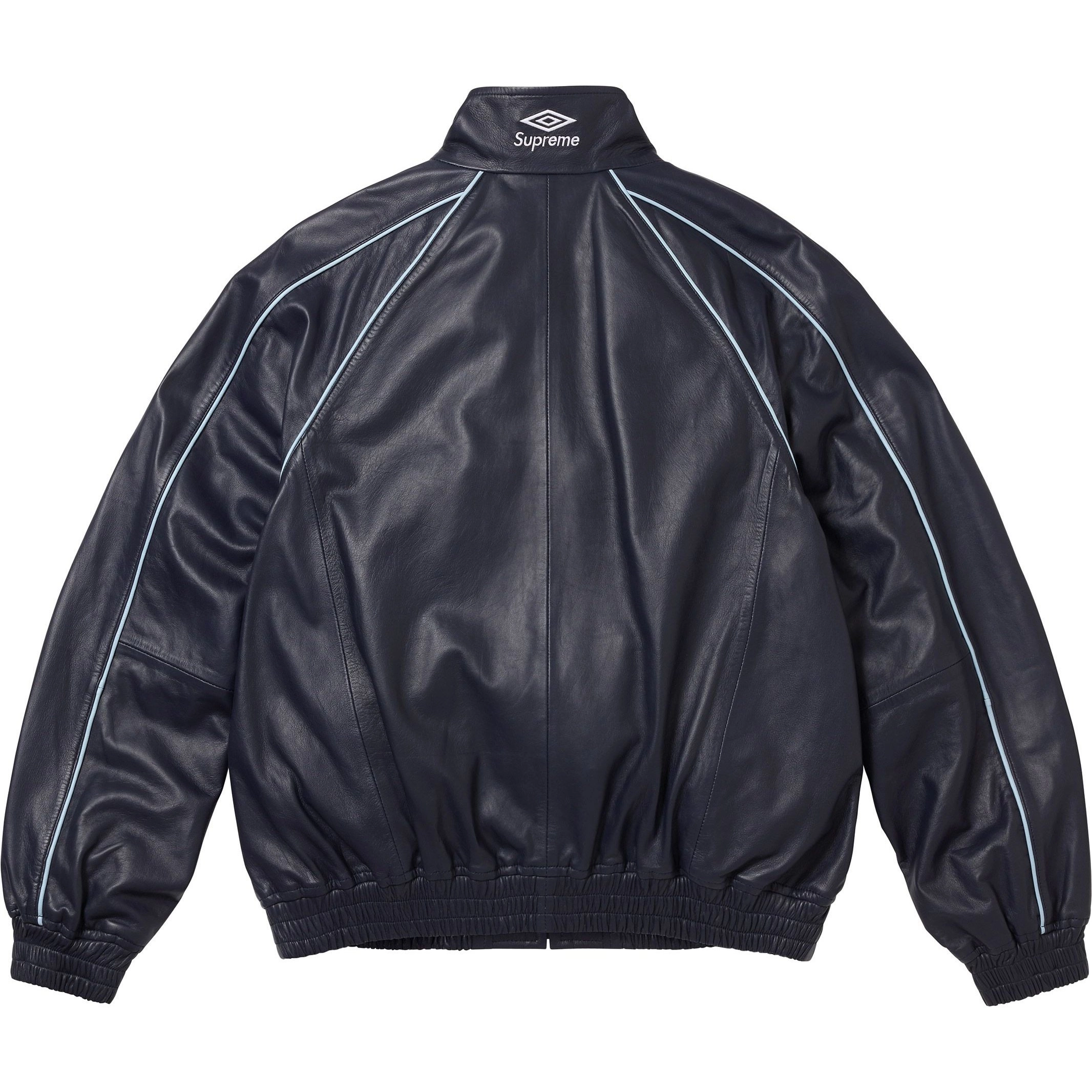 Supreme Umbro FW25 WEEK4 Leather Track Jacket logo