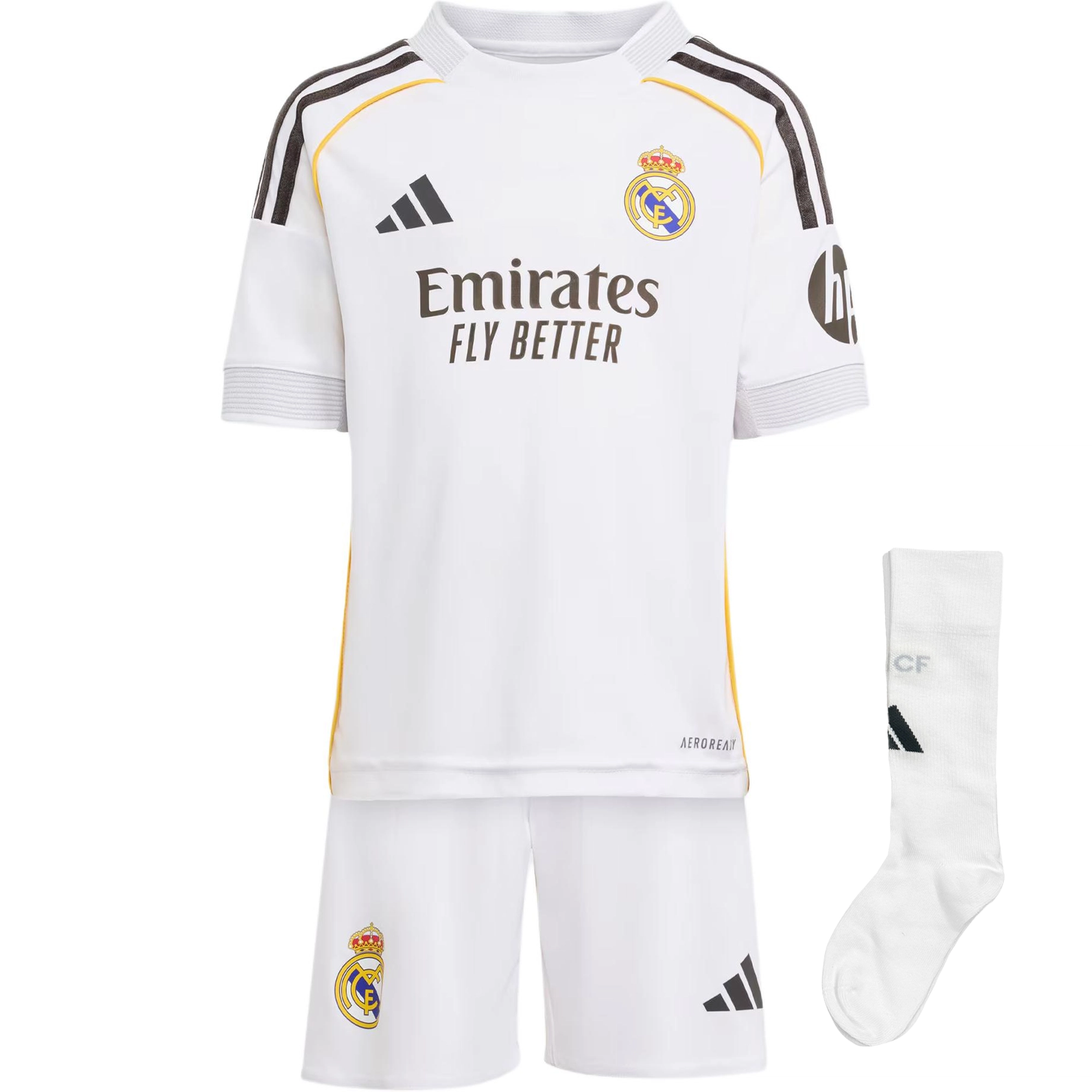 adidas Real Madrid SS25 MINI KIT AEROREADY 2526 logoT 2