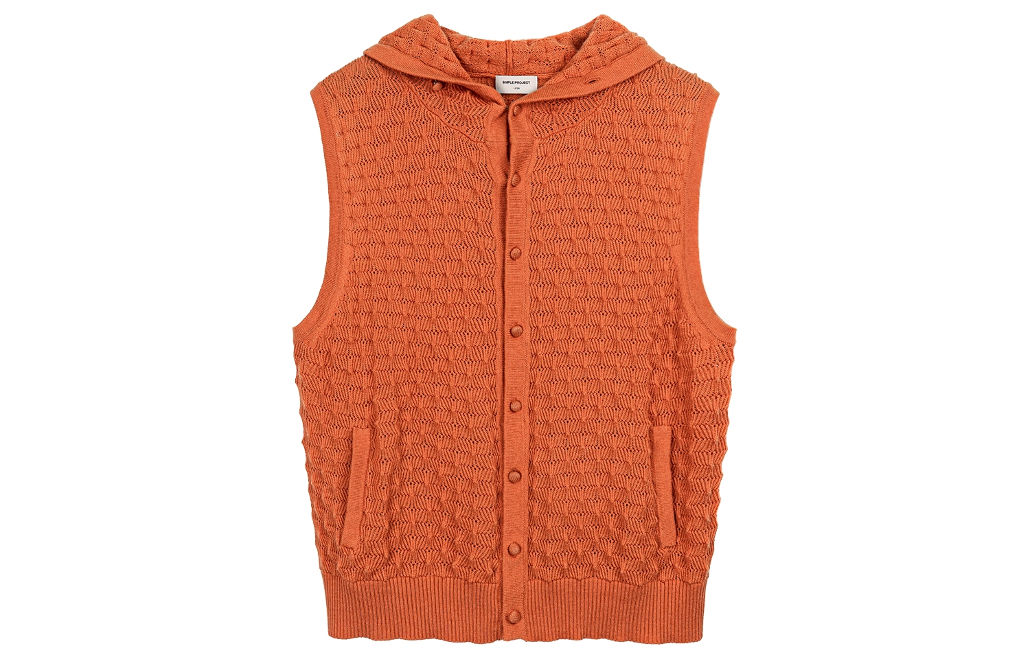 SIMPLE PROJECT *"Pineapple" Hooded Vest