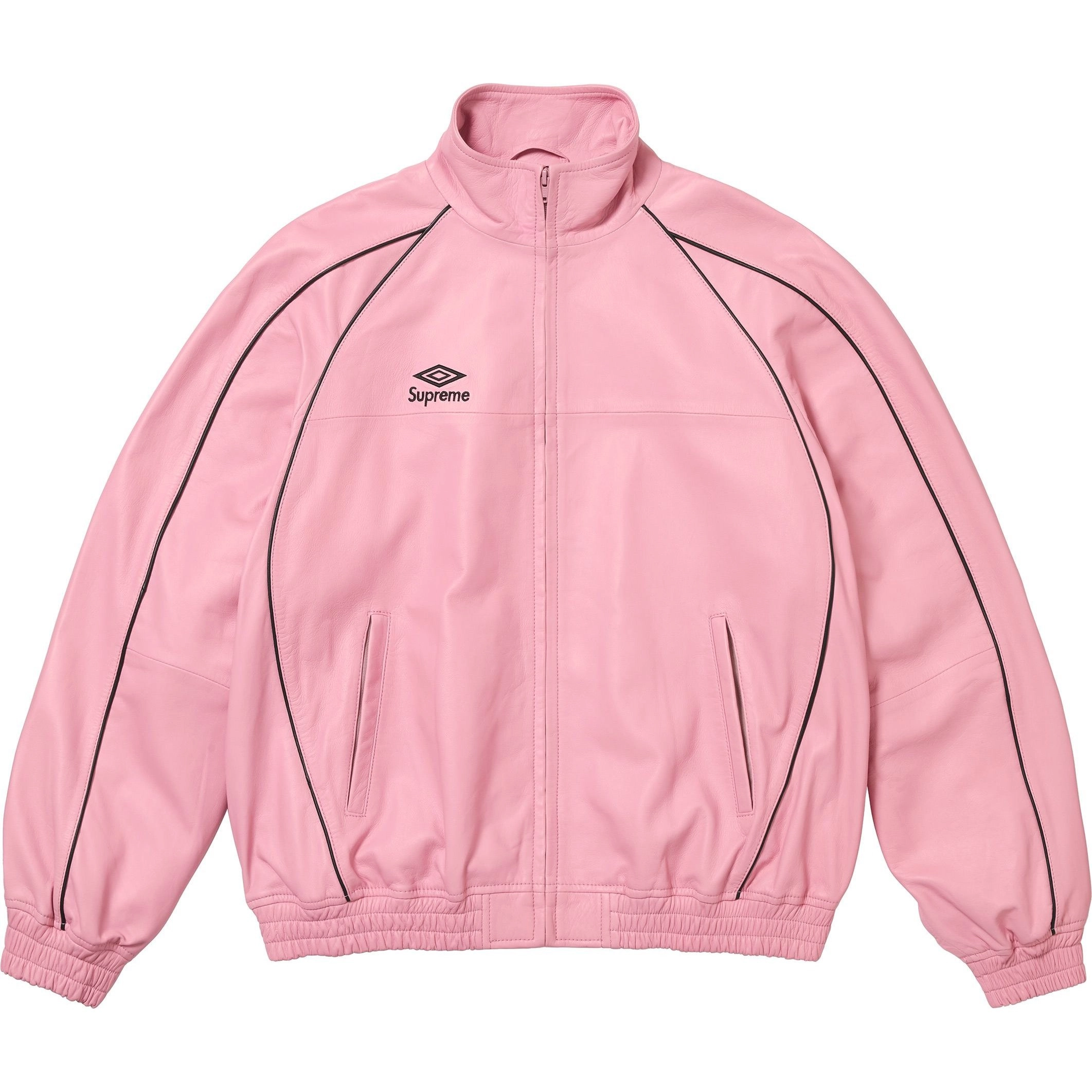 Supreme Umbro FW25 WEEK4 Leather Track Jacket logo