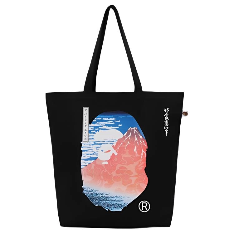 A BATHING APE x UKIYO-E - TOTE BAG