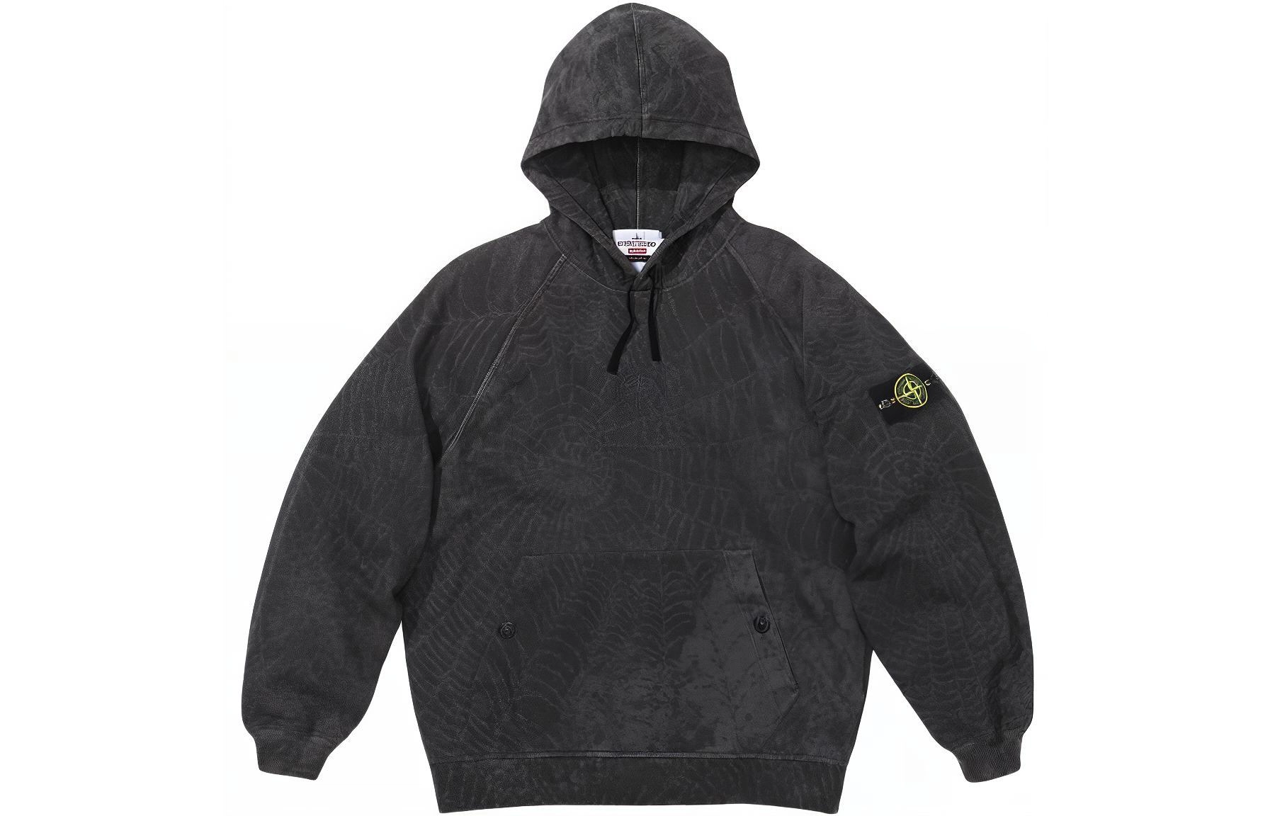 Supreme x STONE ISLAND FW23 WEEK10 HOODED SWEATSHIRT